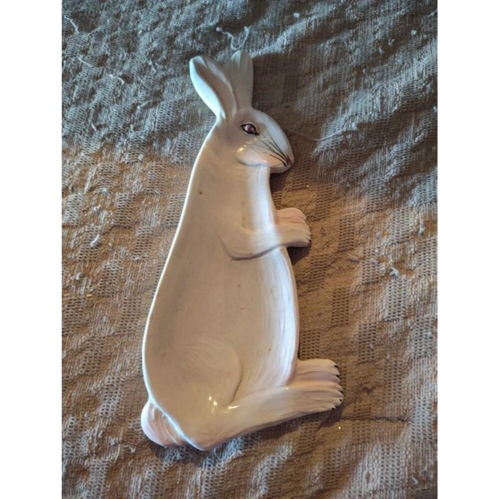 Ceramic rabbit spoon rest